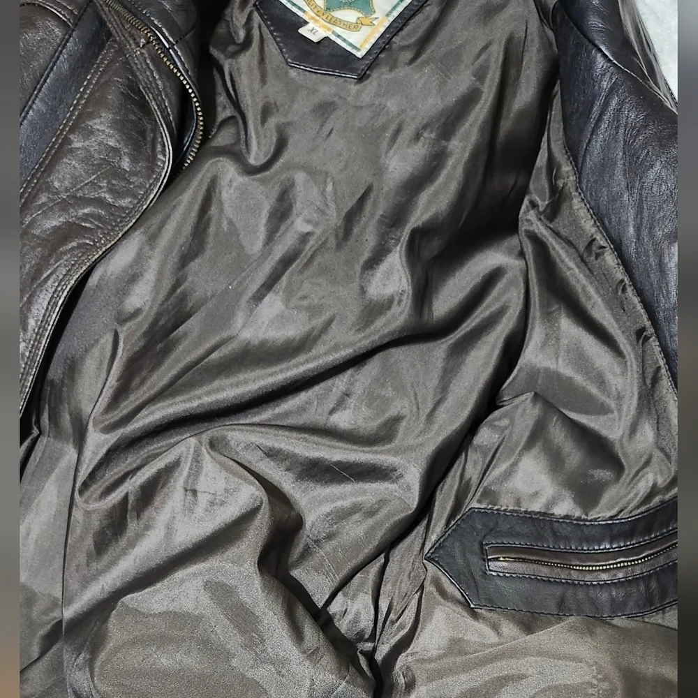 Vintage JL Just Leather – Real Leather Jacket (Size XL)